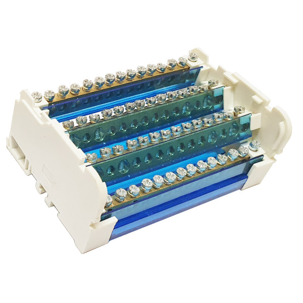 Распределительный клеммный блок Sez E.4088 4х15 160А/500V - фото №1