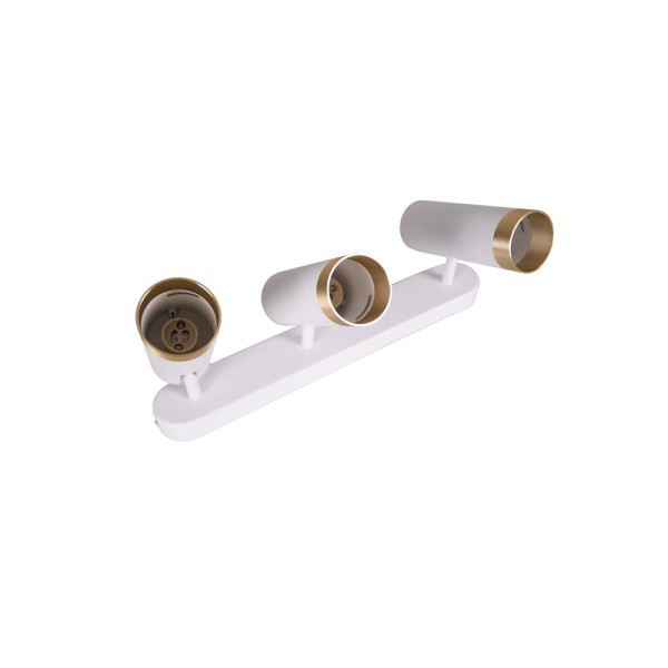 Светильник поворотный, спот Goldlux 326539 Fado GU10 3x10W IP20 белый - фото №3