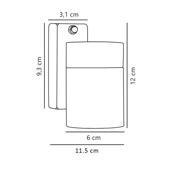 Вуличний світильник Nordlux 21269903 Tin GU10 1x35W IP54 чорний - фото №2