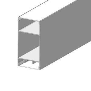 LED-профіль підвісний , 2 метри (ЛСБ40_2) - фото №1