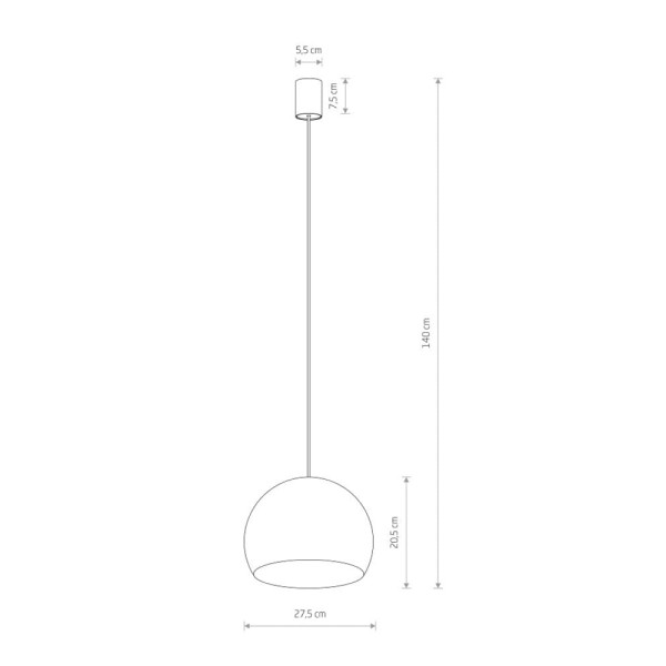 Подвесной светильник, люстра Nowodvorski 10294 Candy I Zwis GU10 1x10W IP20 Медный - фото №1