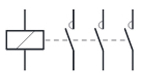 Контактор 63A ESC363 (3НО, 230В) 3м Hager - фото №3