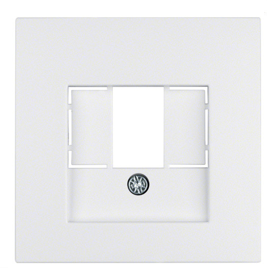 Накладка для гучномовців/USB-розеток, полярна білизна матова Berker S.1/B.3/B.7