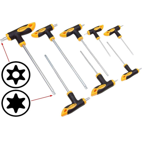 Набор Т-отверток Torx Tolsen (20061) (8шт) - фото №3