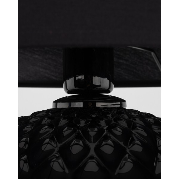 Настільна лампа TK Lighting 16047 Santana E27 1x15W IP20 чорна - фото №3