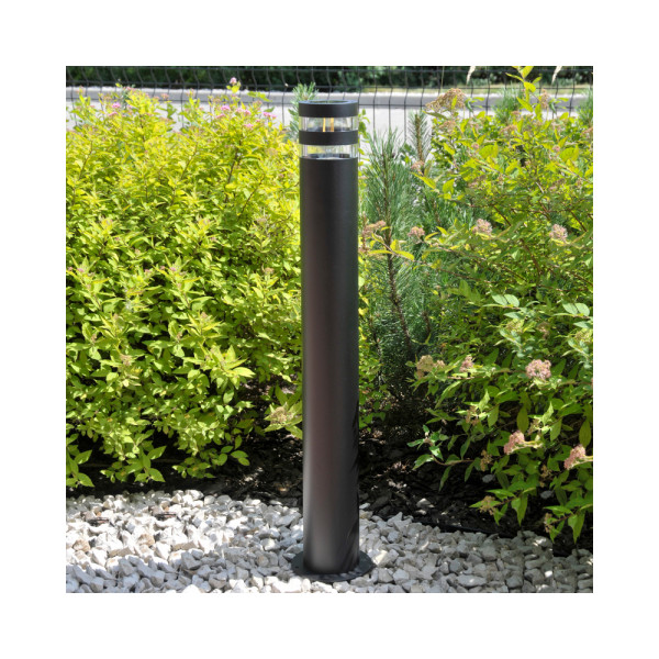 Вуличний світильник Goldlux 324016 Rino E27 1x12W IP54 BK - фото №1