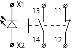 Кнопка Аско-Укрем TB5-AW34M5 з підсвічуванням червона (A0140010174) - фото №6