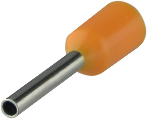 Наконечник Аско-Укрем НТ 0,5-08 изолированный оранжевый 100шт (A0060010001)