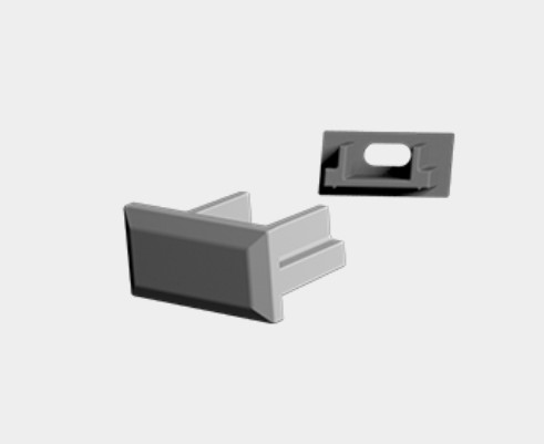 Закінчення без отвору для профілю LP1608B1 (LP1608B9)