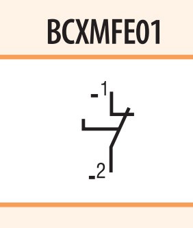 Фронтальный блок-контакт ETI 004641501 BCXMFE01 (1NC) - фото №1