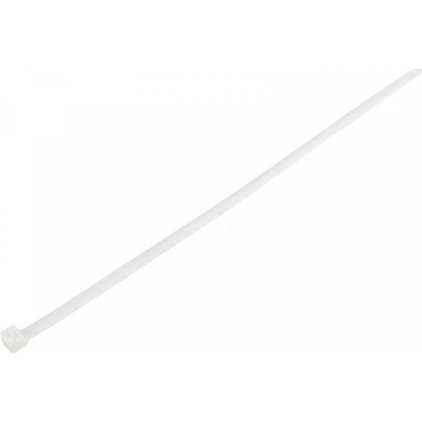 Нейлоновий хомут Аско-Укрем 4x370 білий (100шт)