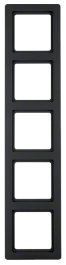 Рамка 5-местная антрацит Berker Q.1