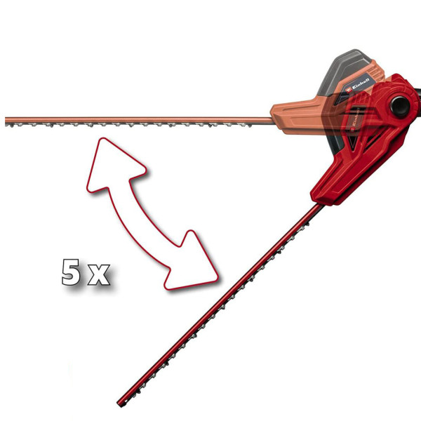 Электрический кусторез Einhell 0,5кВт лезвие 560мм (3403870) - фото №1