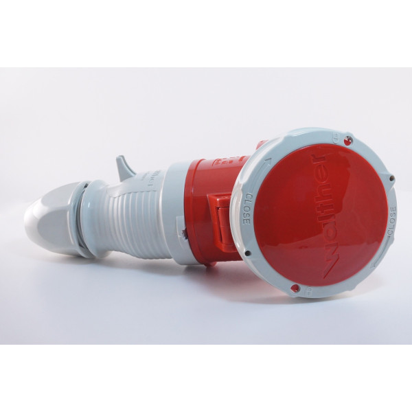 Трехфазный разъем на кабель WALTHER WL339 (3P+N+E) 32А 380V IP67 - фото №1