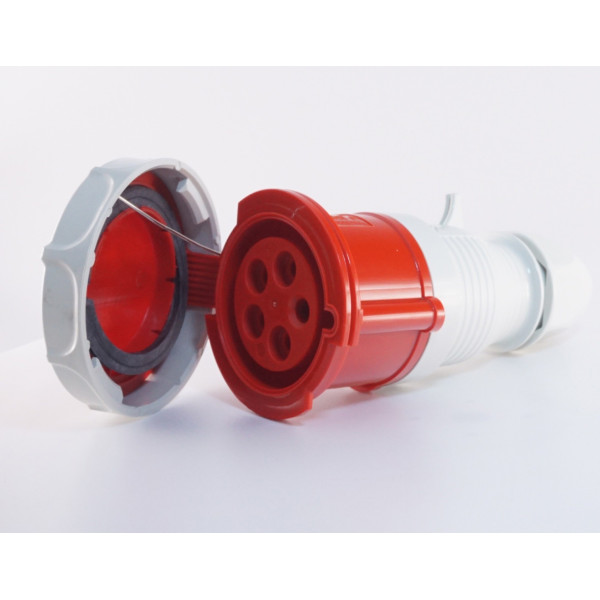 Трехфазный разъем на кабель WALTHER WL339 (3P+N+E) 32А 380V IP67 - фото №4