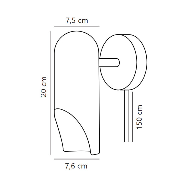 Бра, настенный светильник Nordlux 2320301003 Rochelle GU10 1x8W IP20 черный - фото №4