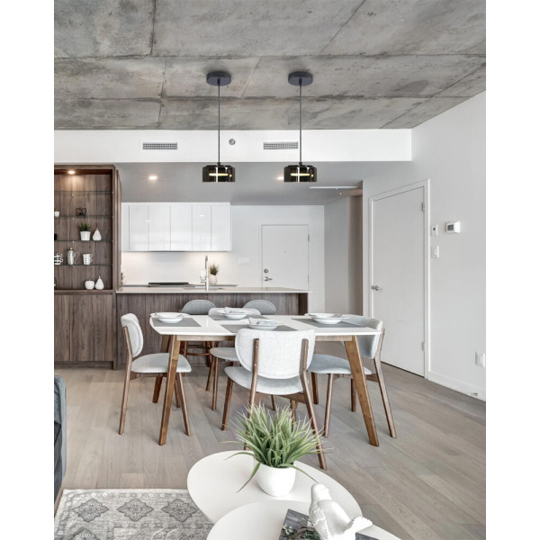 Подвесной светильник, люстра Goldlux 331267 Ofelia GX53 1x6W 4000K 660Lm IP20 черный - фото №1