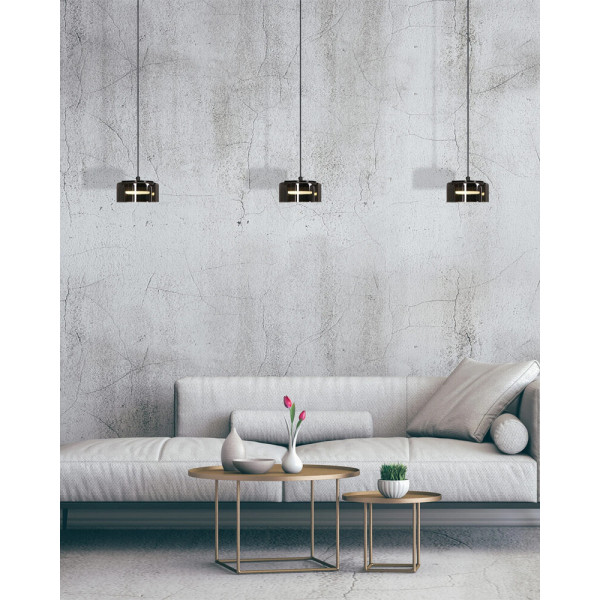 Подвесной светильник, люстра Goldlux 331267 Ofelia GX53 1x6W 4000K 660Lm IP20 черный - фото №2