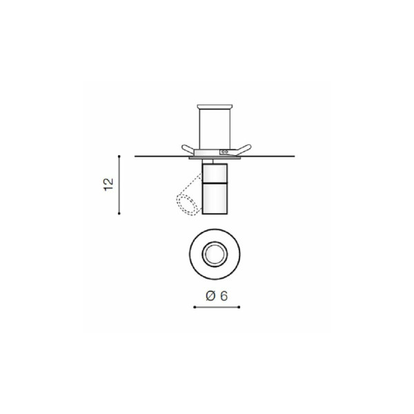 Точечный светильник Azzardo AZ2708 Lina(5901238427087) - фото №1