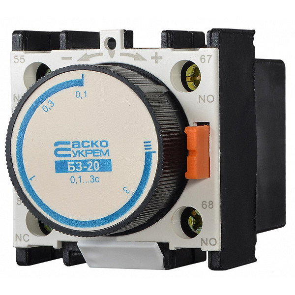 Приставка витримки на включення Аско-Укрем БЗ-20 LA2-DТ0 для серій ПМ1...ПМ4 та КМ (A0040050004) - фото №1