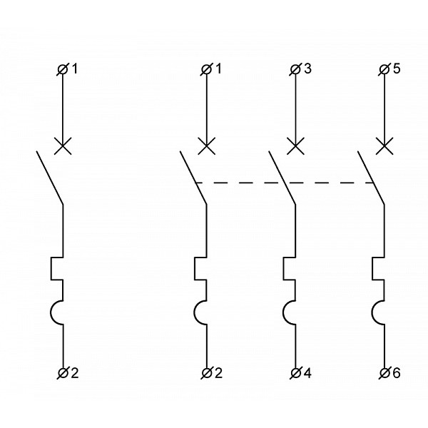 Автоматичний вимикач Аско-Укрем ВА-2003 1р 50А (A0010030006) - фото №6