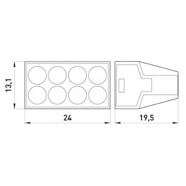 Клема E.Next для з'єднання 8 провідників - фото №4