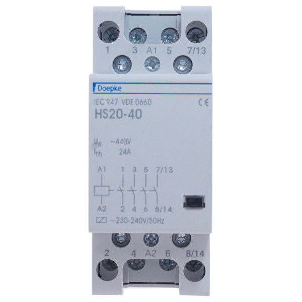 Контактор Doepke HS20-40 230В 24А - фото №1