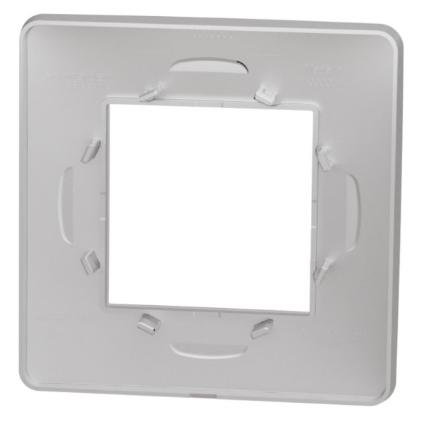 Однопостова рамка Schneider Electric NU200230 (алюміній) - фото №1