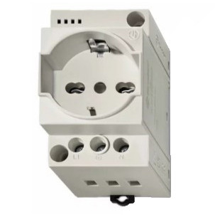 Розетка на DIN-рейку Finder 16А 230В AC Schuko (7U0082300000)