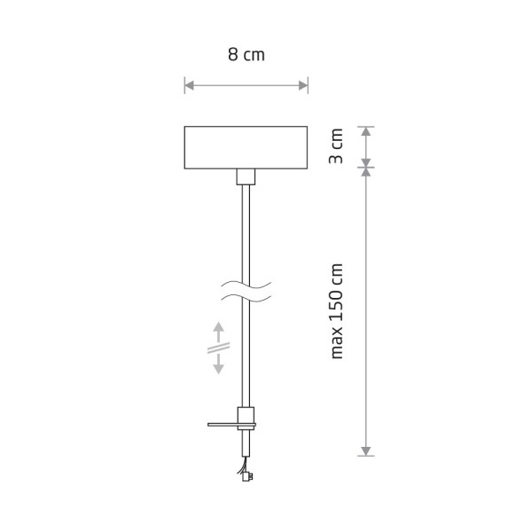 Фурнітура Nowodvorski 9238 Profile Power Supply Kit IP20 чорна - фото №1