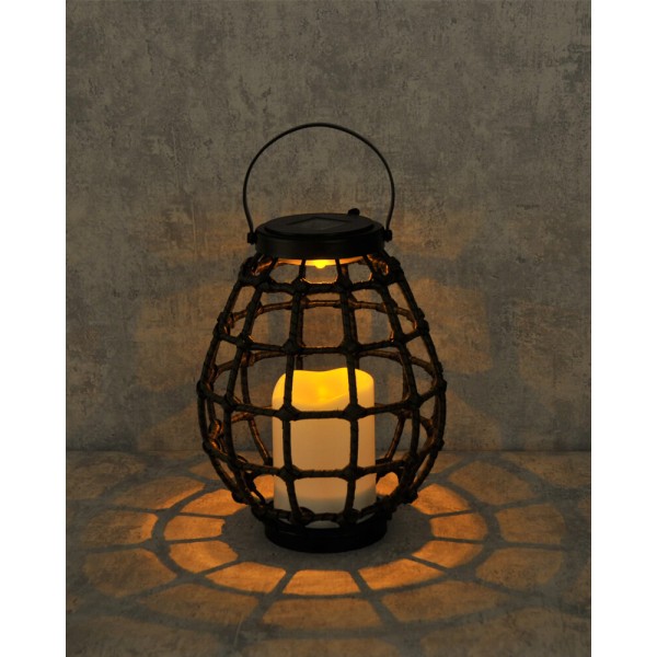 Вуличний світильник на сонячній батареї Goldlux 313249 Koge LED 1600K IP44 коричневий - фото №1