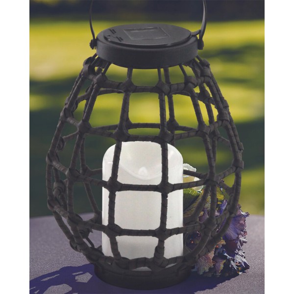 Вуличний світильник на сонячній батареї Goldlux 313249 Koge LED 1600K IP44 коричневий - фото №3