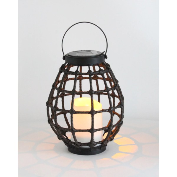 Вуличний світильник на сонячній батареї Goldlux 313249 Koge LED 1600K IP44 коричневий - фото №4