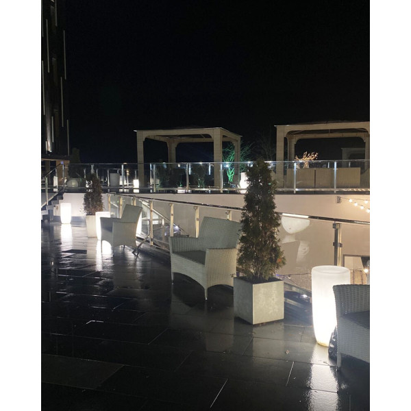 Вуличний світильник Nowodvorski 9712 Flowerpot E27 1x60W IP44 Білий - фото №2