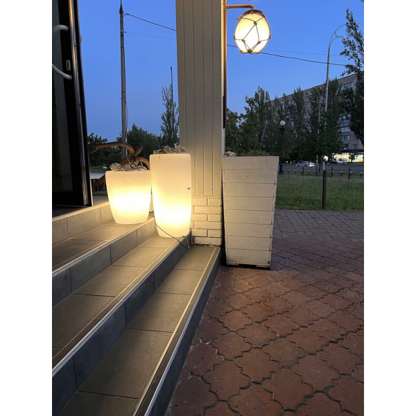 Вуличний світильник Nowodvorski 9712 Flowerpot E27 1x60W IP44 Білий - фото №4