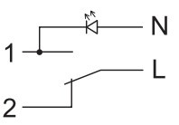 Одноклавішний перемикач Schneider Electric NU310354S з нейтраллю 10А 1М (антрацит) - фото №1