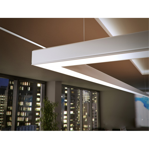 Профиль для светодиодной ленты Lumines ILEDO белый - фото №4