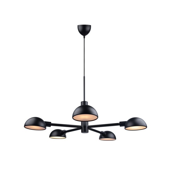 Подвесной светильник, люстра Nordlux 2220163003 Nomi E14 5x8W IP20 черный