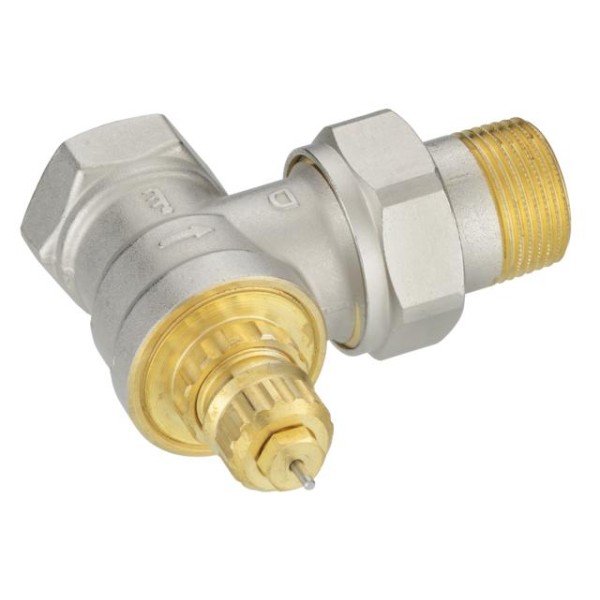 Кутовий термостатичний клапан Danfoss 013G1678 RA-G 20 вхід 1/2" вихід 3/4" - фото №1