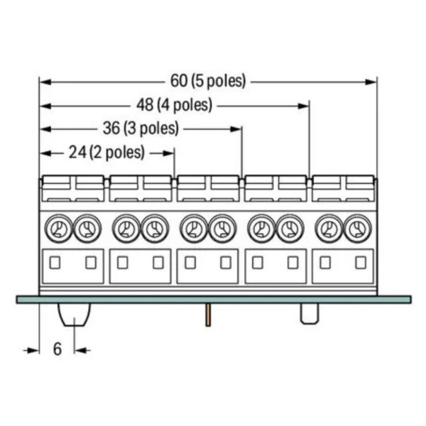 Клемма Wago 862-9503 с РЕ контактом - фото №4