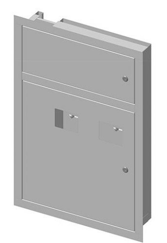 Цільнокорпусний поверховий щит, що вбудовується, Білмакс Б00013670 ЩЕ-2-01