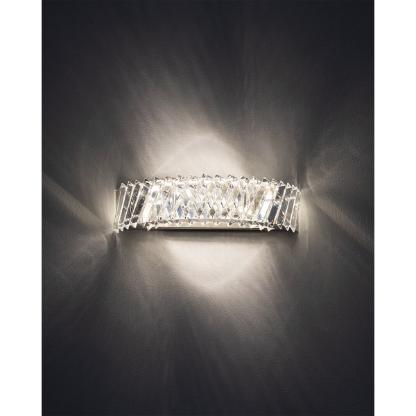 Бра, настінний світильник Nowodvorski 11710 Luxora LED 1x15W 3000K 1000Lm IP20 хром - фото №1