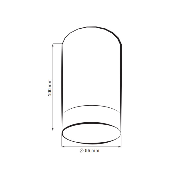 Точечный светильник Goldlux 323521 Arras GU10 1x10W IP20 BK - фото №3