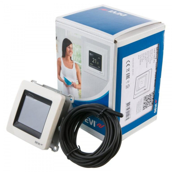 Терморегулятор DEVIreg Touch Ivory - фото №2