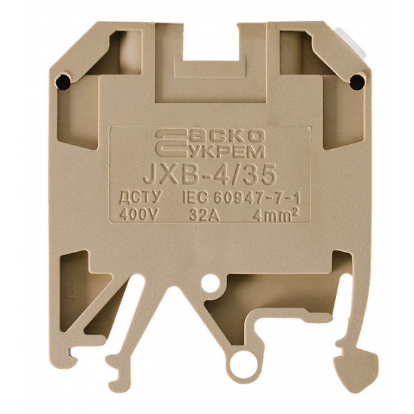 Клеммник Аско-Укрем JXB 4/35 желтый (A0130010013) - фото №1