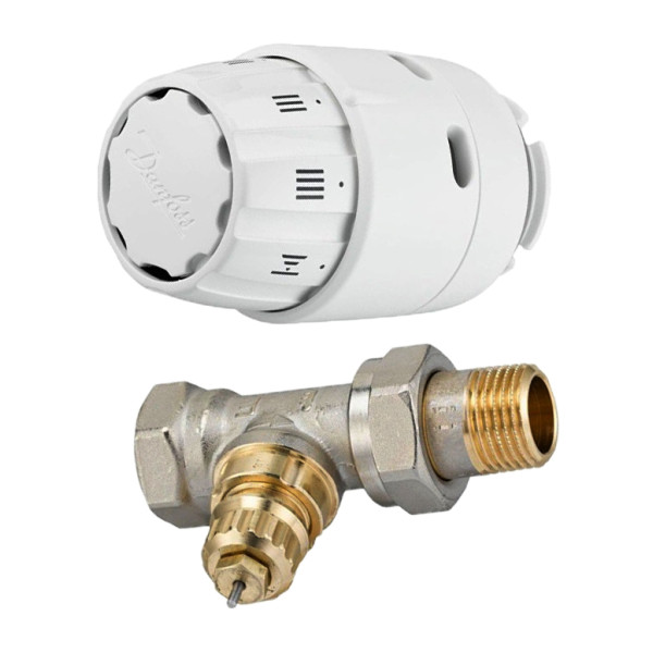 Термостатичний комплект прямий Danfoss 013G5142 RA-FN+RAS-C2 1/2''
