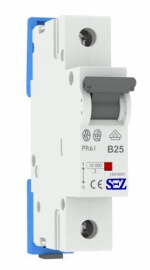 Однополюсный автомат SEZ 61 B 25А (PR61B25А)