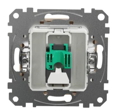 Комп'ютерна розетка Schneider Electric Sedna Design & Elements RJ45 кат. 5е UTP бежева SDD112451 - фото №3