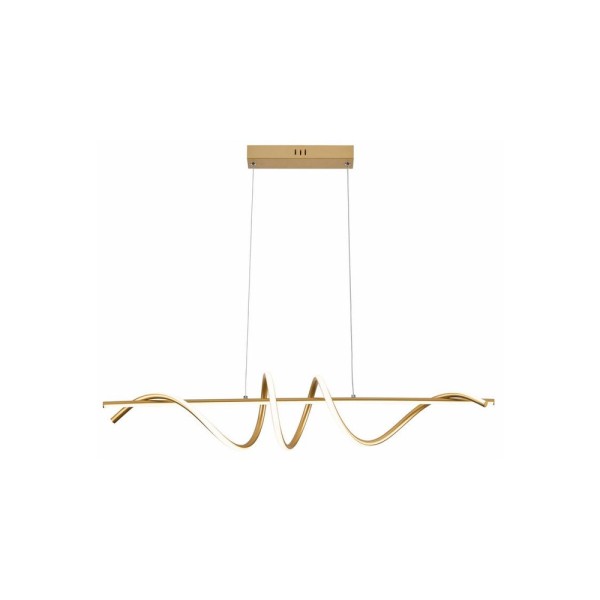 Подвесной светильник Reality 339701-09 Serpent Led 1x34W 4000K 2720Lm IP20 Gold