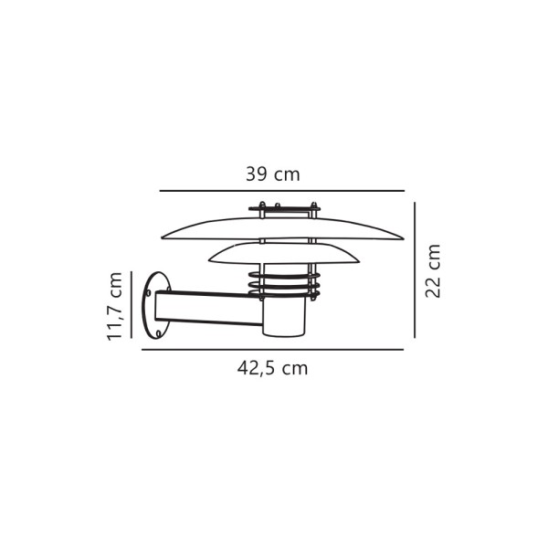 Вуличний світильник Nordlux 24381030 Phoenix E27 1x16W IP54 мідний - фото №2